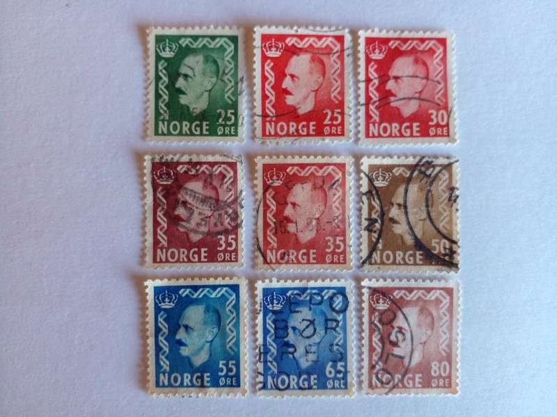 Norway 1950 King Haakon VII
