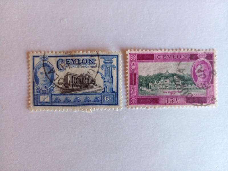 Ceylon 1947 KGVI New Constitution
