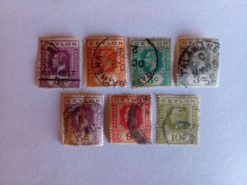 Ceylon 1911-21 KGV
