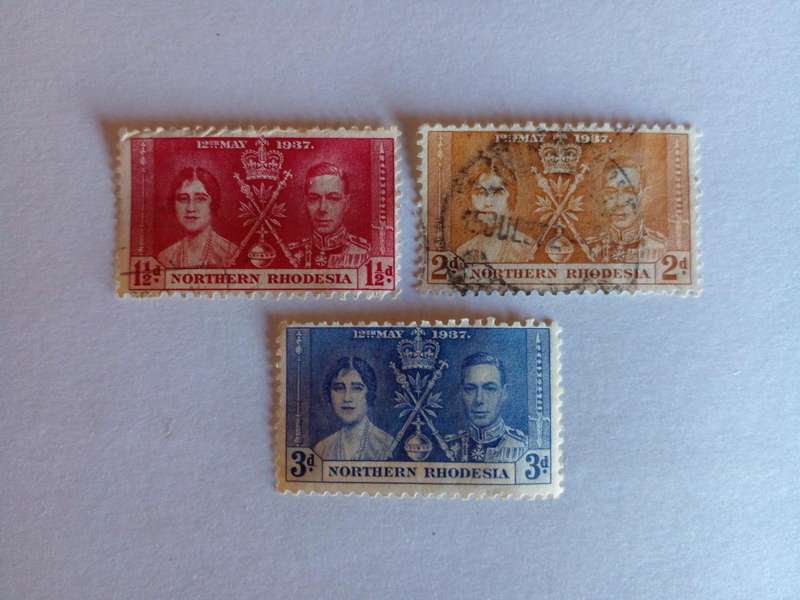 Northern Rhodesia 1937 Coronation KGVI