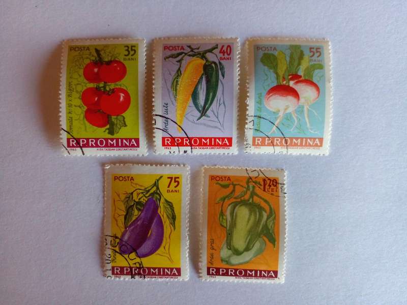Romania 1963 Vegetables
