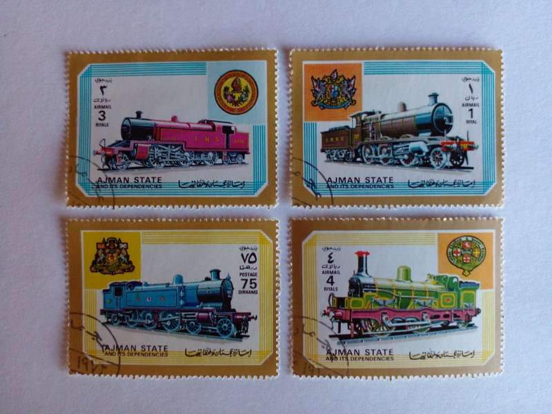 UAE (Ajman) 1972 Locomotives