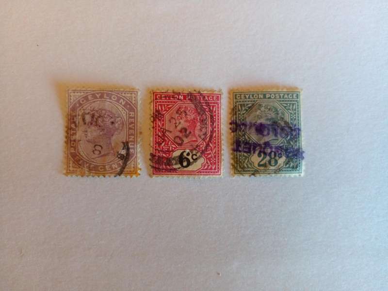Ceylon 1886 Q Victoria