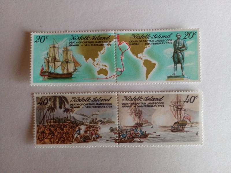 Norfolk Island 1979 200th Anniversary of death Capt Cook