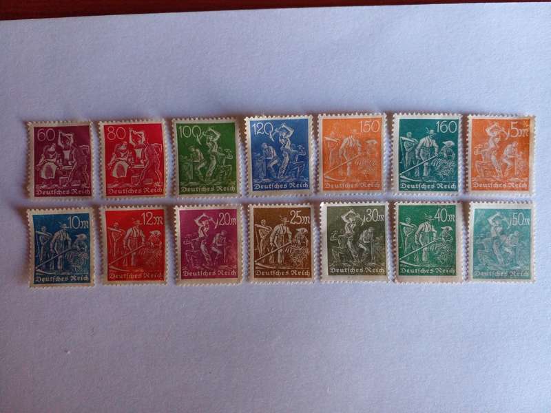 Germany (Deutsches Reich) 1922 Daily Stamps