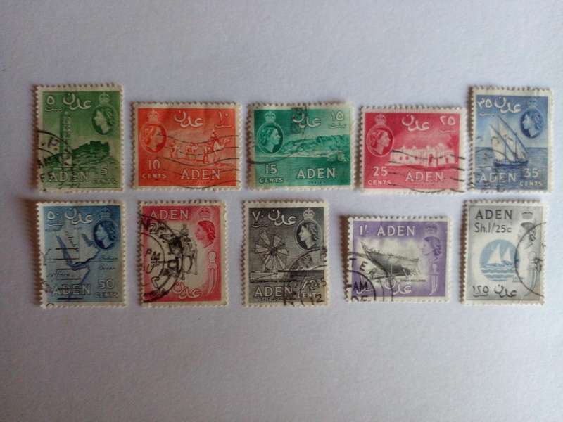 Aden 1953 QEII Local Motifs