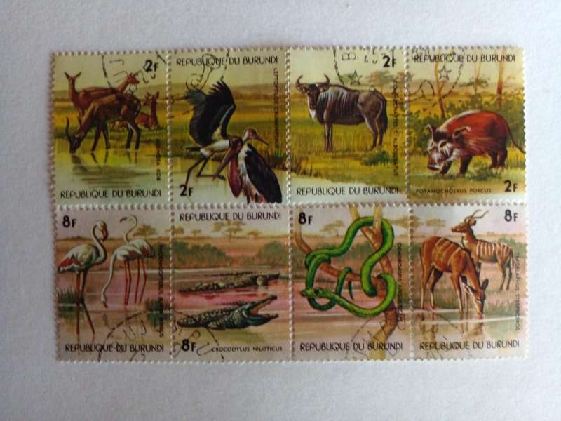 Burundi 1977 African Animals