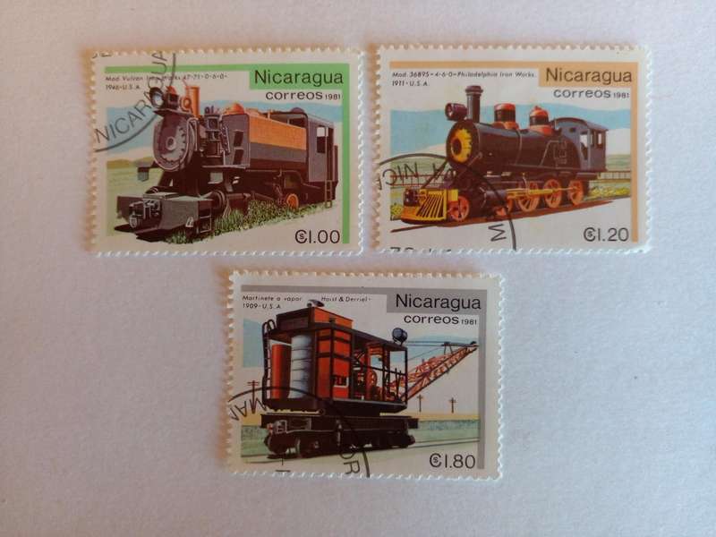 Nicaragua 1981 Locomotives