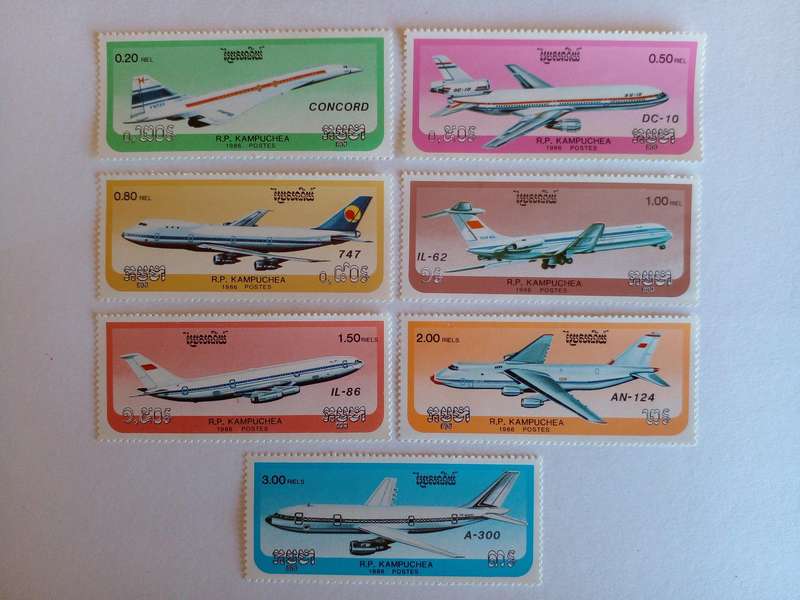 Cambodia 1986 Aircraft
