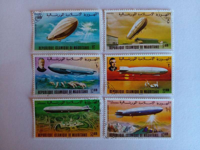 Mauritania 1976 75th Anniversary of Zeppelin Airship