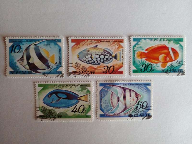 North Korea 1991 Fish