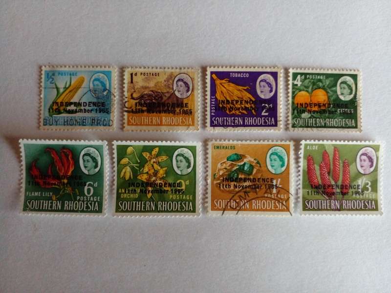 Southern Rhodesia 1966 Independence Overprint