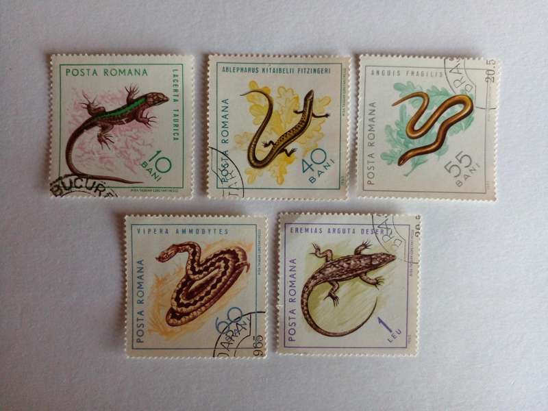 Romania 1965 Reptiles