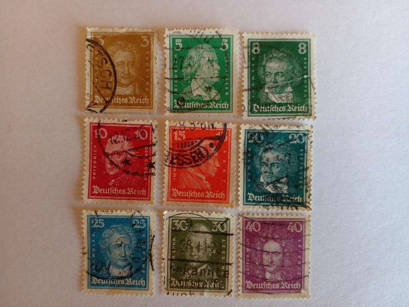 Germany (Deutsches Reich) 1926 Famous Germans