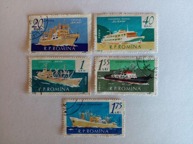 Romania 1961 Ships