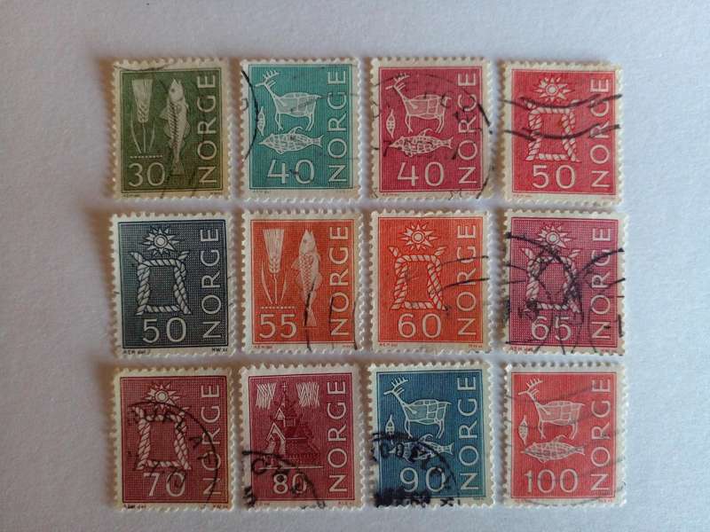 Norway 1962 - 70 Definitive Issue