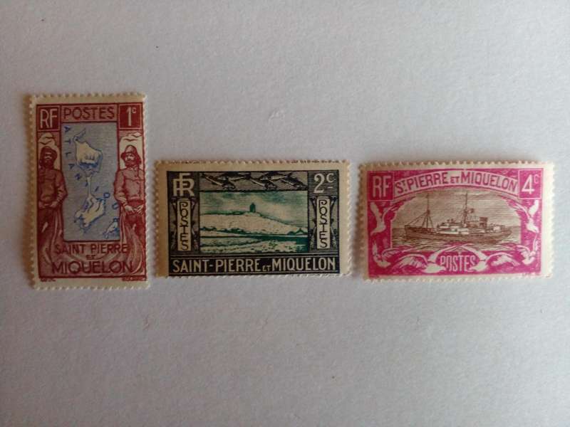 St Pierre and Miquelon 1932 Local Motifs