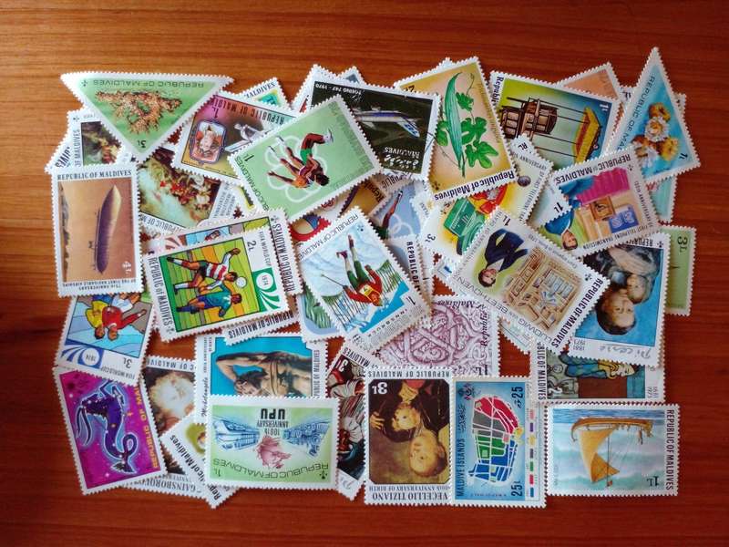 Maldives Selection (50 stamps)