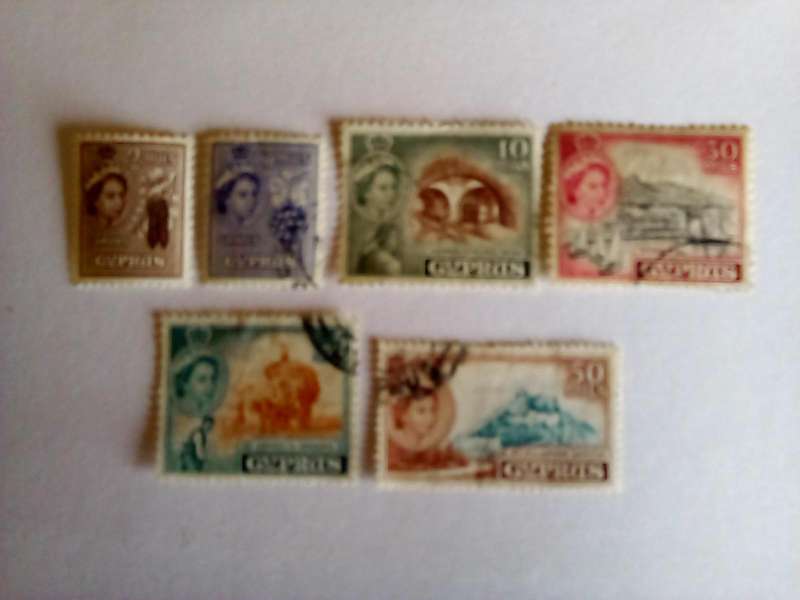 Cyprus 1955 QEII Landscapes