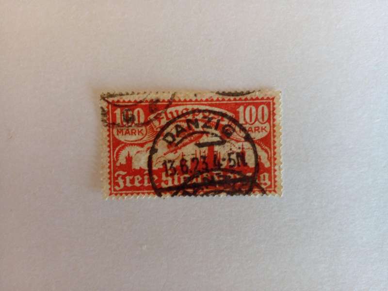 Germany (Danzig) 1921 Airmail