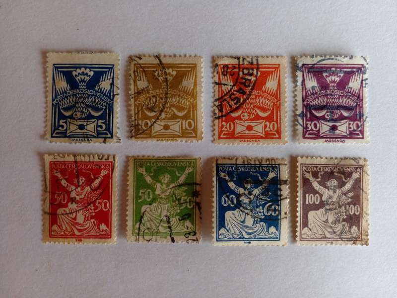 Czechoslovakia 1920 Definitive Issue
