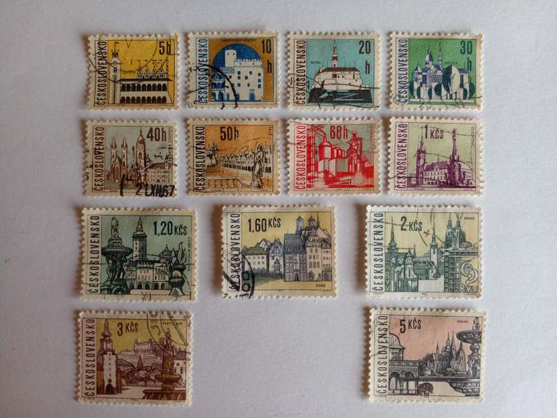 Czechoslovakia 1965 Czech Towns