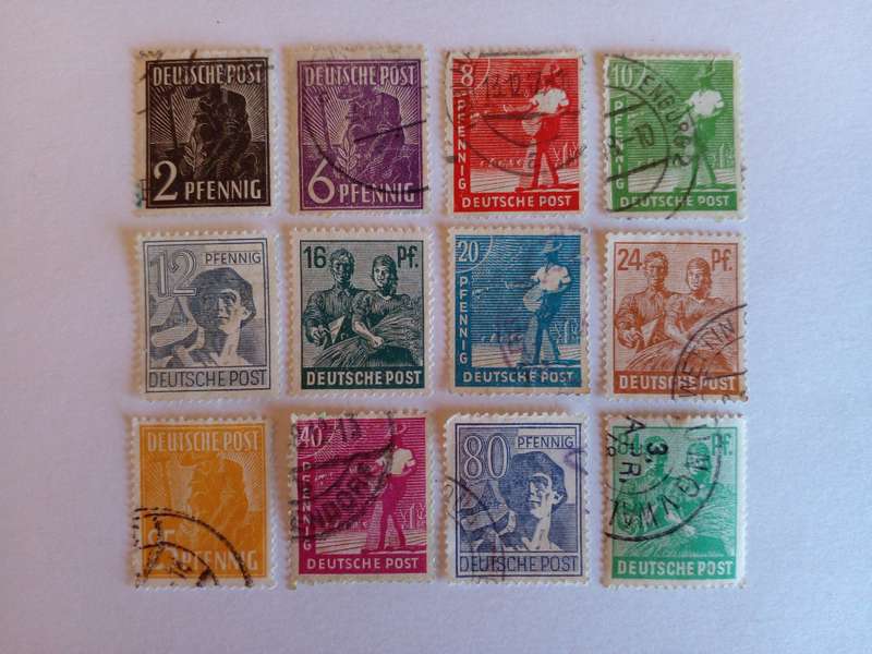 Germany (Deutsche Post) 1947 Working Men
