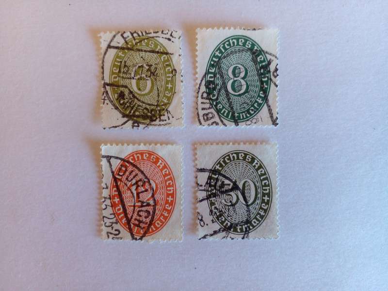 Germany (Deutsches Reich) 1927 Official Stamps