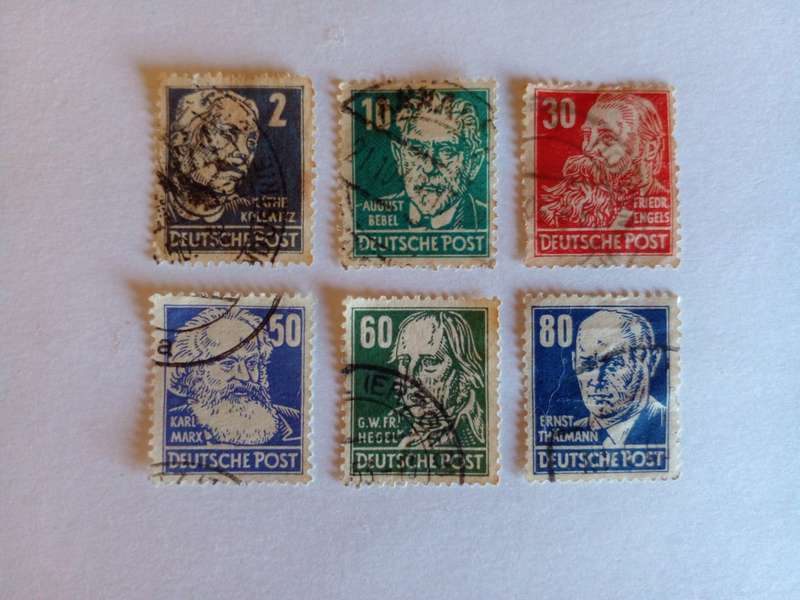 Germany (Deutsche Post) 1948 Famous Germans
