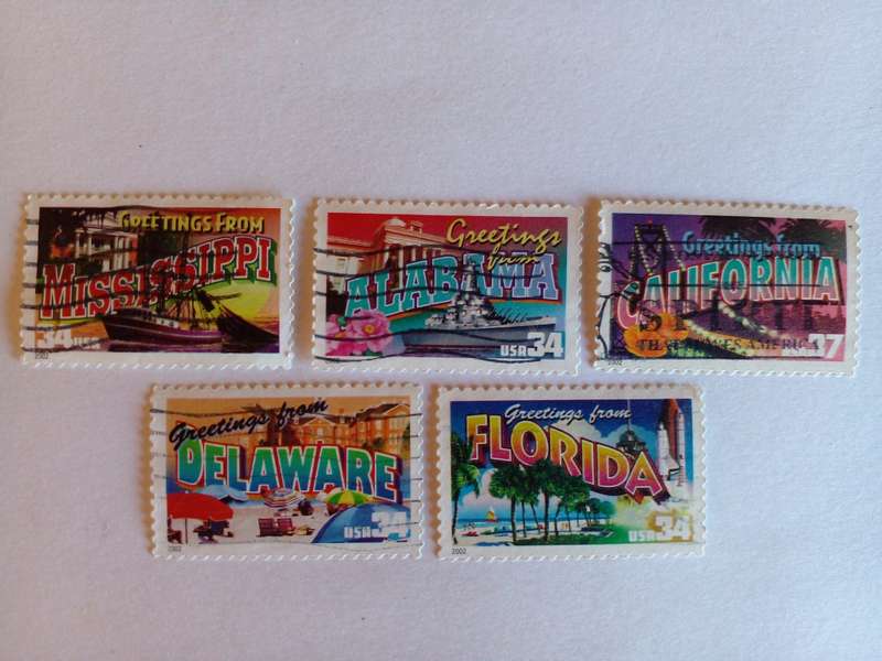 USA 2002 Greeting Stamps