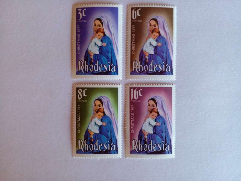 Rhodesia 1977 Christmas