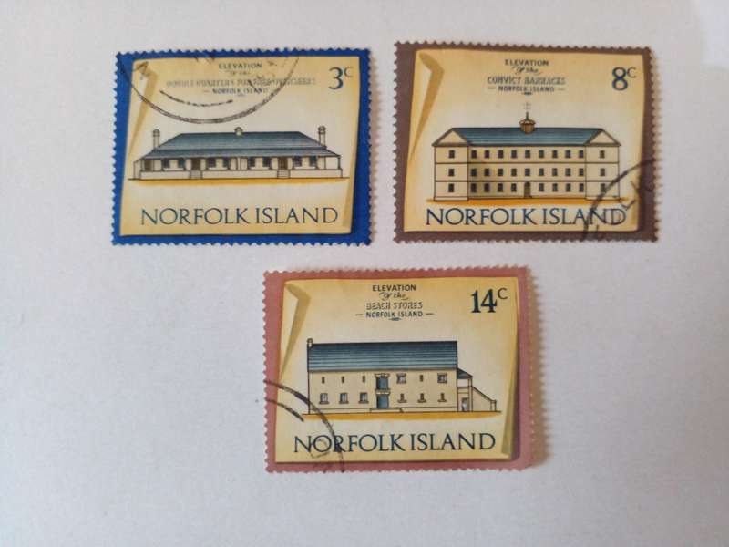 Norfolk Island 1975 Elevation of the Convict Barracks