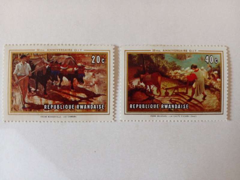 Rwanda 1969 Paintings