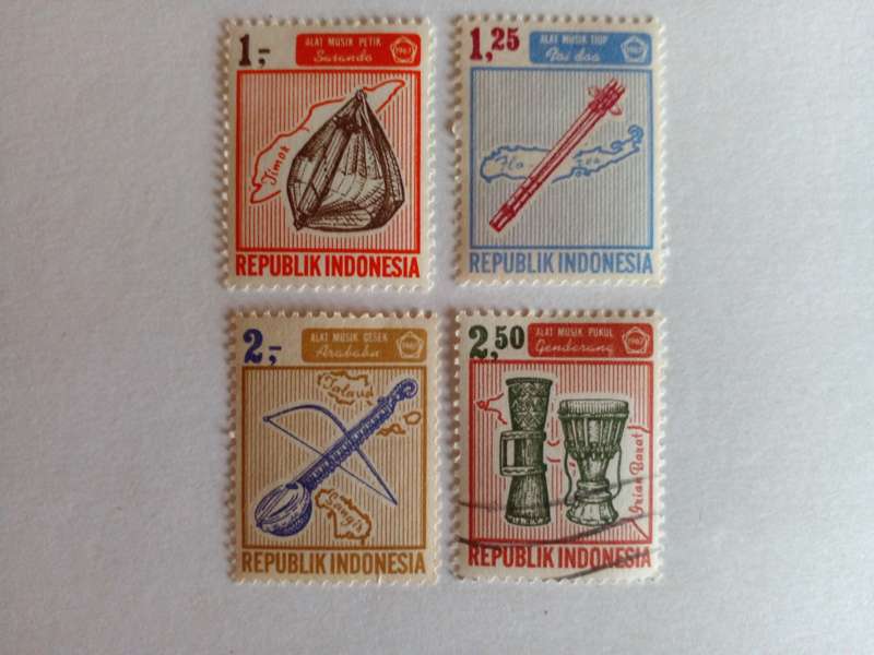 Indonesia 1967 Musical Instruments