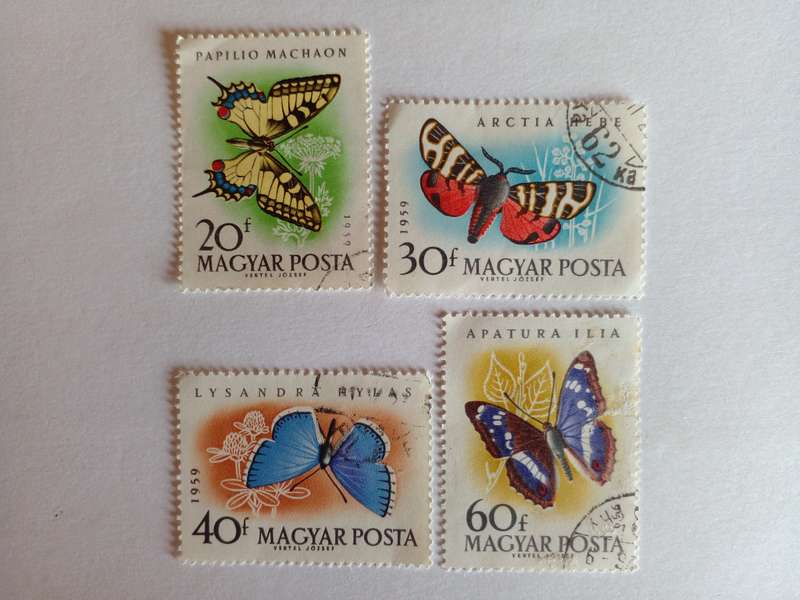 Hungary 1959 Butterflies