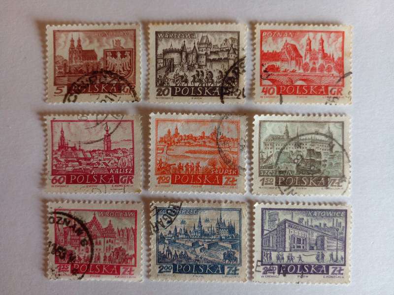 Poland 1960 Historic Cities