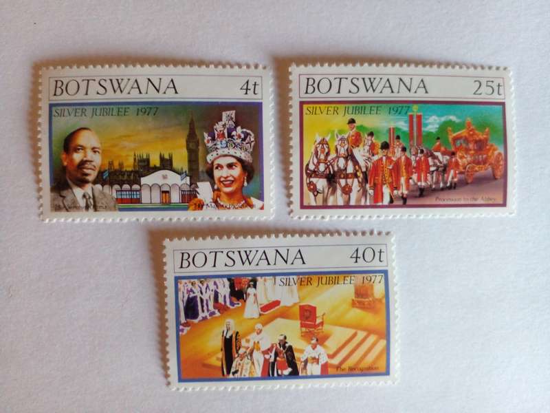 Botswana 1977 QEII Silver Jubilee