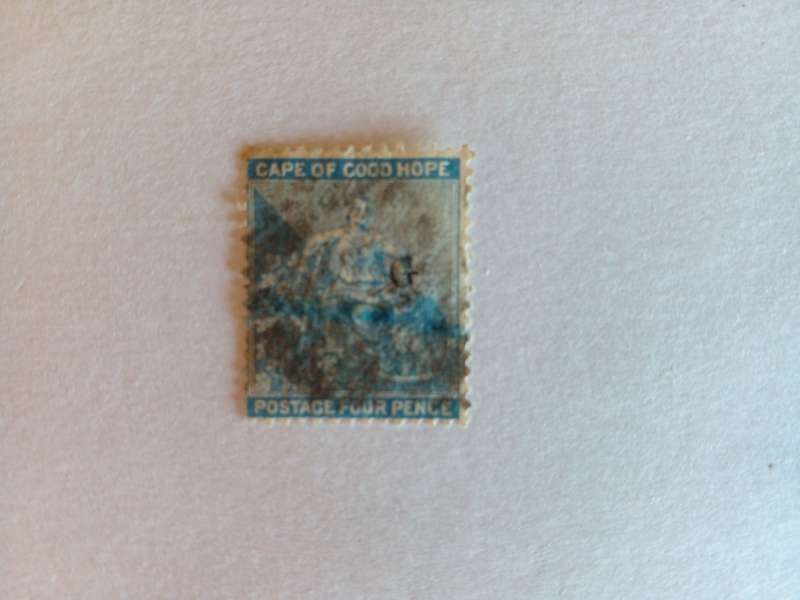 Griqualand West 1873 Overprint on COGH Stamp