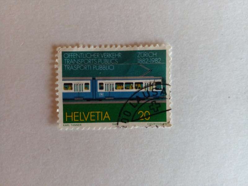Switzerland 1982 100th Anniversary Zurich Railways