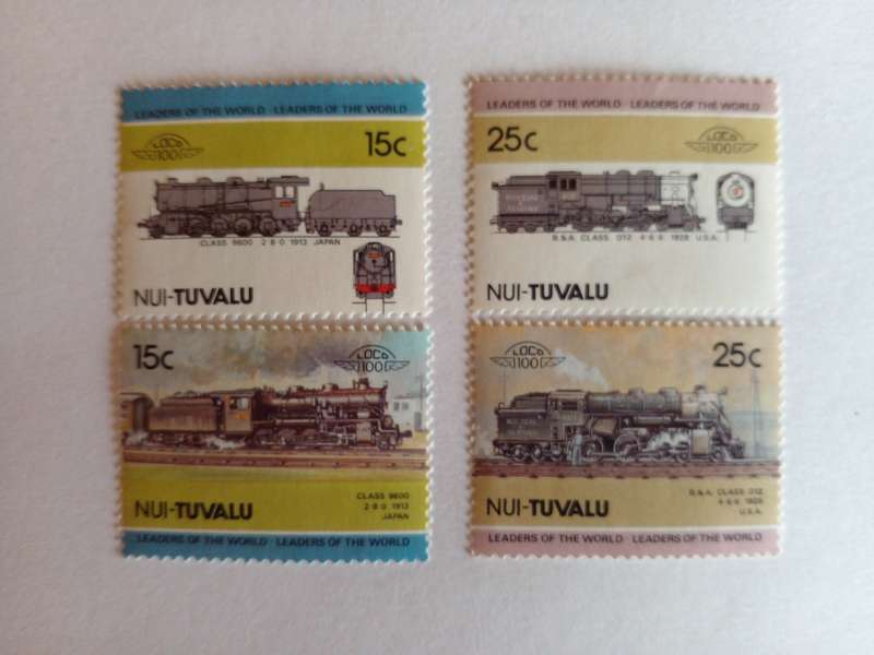 Tuvalu (Nui District) 1984 Locomotives