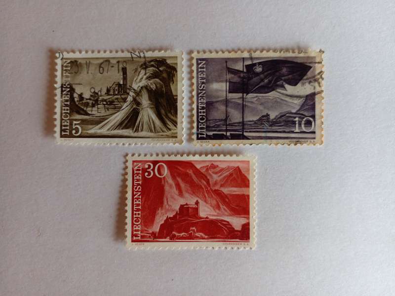 Liechtenstein 1959 Landscapes