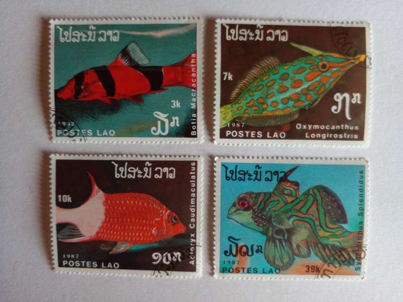 Laos 1987 Fish