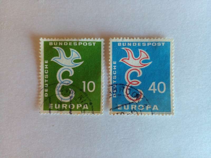 Germany (Bundespost) 1958 Europa Stamps