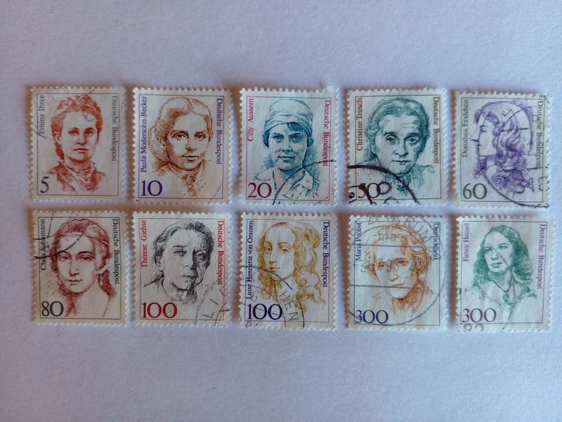 Germany (Bundespost) 1986 Famous German Women