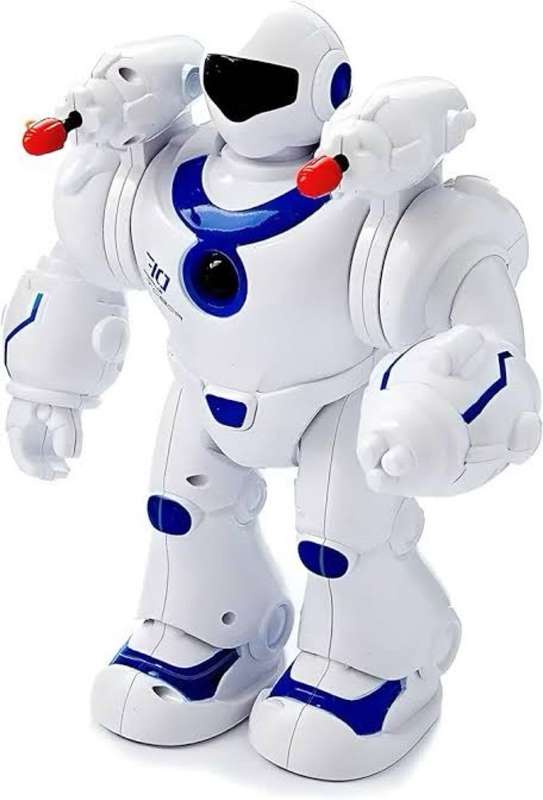 Kids Electric Intelligent Robot Toy With Music, Lights & Shoots Missile
