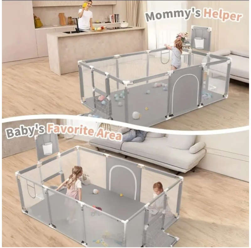 Premium Baby Playpen Safety Barriers with Playing Balls