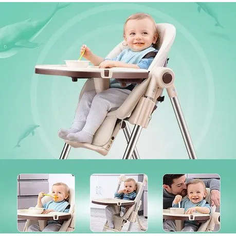 Foldable Baby Chair Multifunction Portable Telescopic Child Dining Table Chair High Chair for Baby