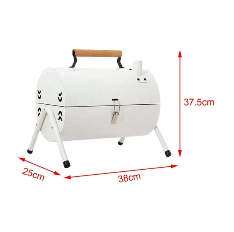 Premium Charcoal Grill - Portable Mini BBQ Foldable for Outdoor Cooking, Camping and Pic