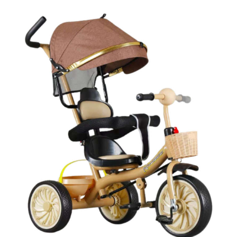Luxury 4 in 1 kids tricycle with steel frame ll