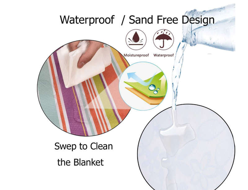 Large Waterproof Sandproof Picnic Blanket Mat